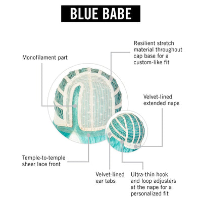 BLUE BABE - TWC- The Wig Company