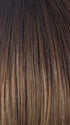 MOCHACCINO-LR | Longer Dark Root with Light Brown Base and Strawberry Blonde Highlights