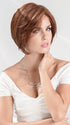A modern bob wig with layered sides
