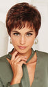 WINNER by RAQUEL WELCH | 20th Anniversary | R6/28H COPPERY MINK | Dark Medium Brown Evenly Blended with Vibrant Red Highlights