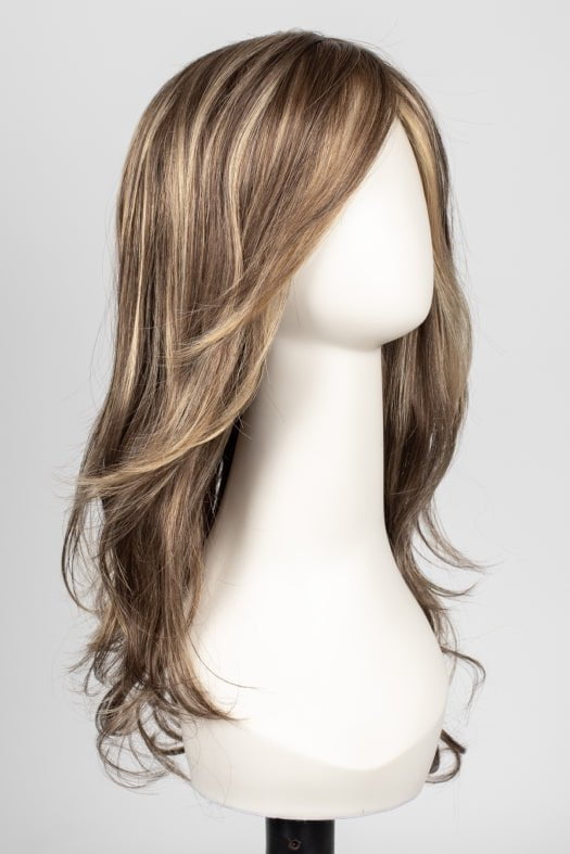 R11S GLAZED MOCHA | Warm Medium Brown with Golden Blonde Highlights on Top