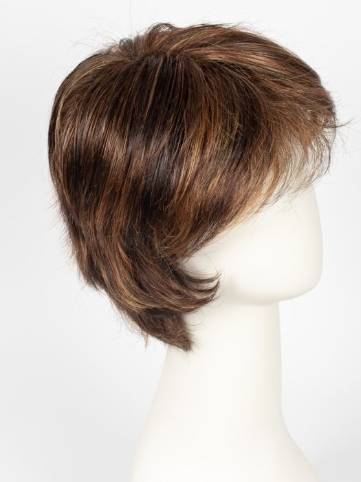 R3329S GLAZED AUBURN | Rich Dark Auburn with Pale Ginger Blonde Highlights