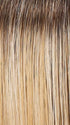 12FS8 SHADED PRALINE | Medium Natural Gold Blonde, Light Gold Blonde, Pale Natural Blonde Blend, Shaded with Dark Brown