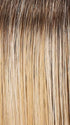 12FS8 SHADED PRALINE | Medium Natural Gold Blonde, Light Gold Blonde, Pale Natural Blonde Blend, Shaded with Dark Brown