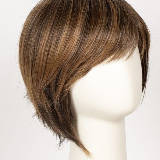 R829S+ GLAZED HAZELNUT | Medium Brown with Ginger highlights on top