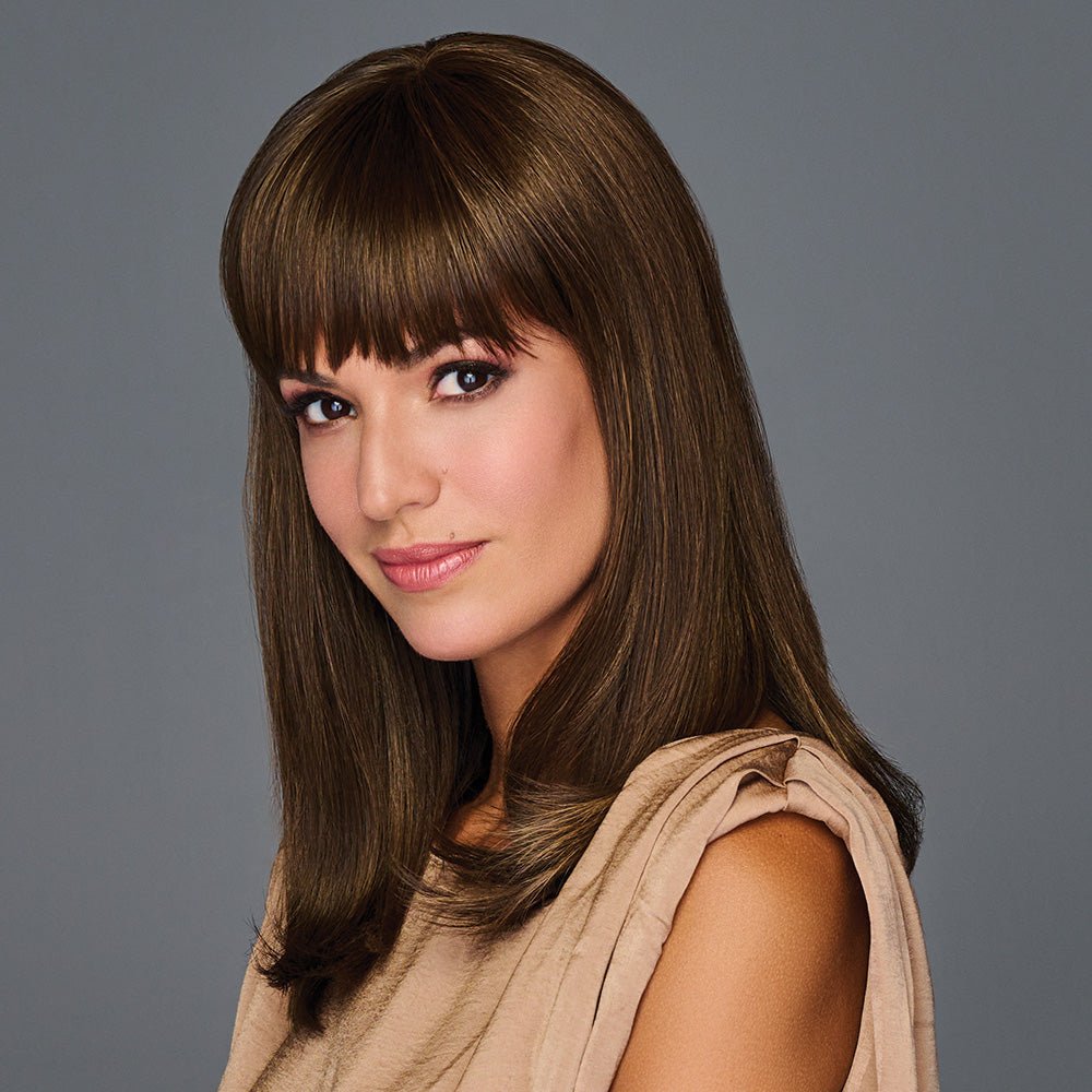 14 INCH CLASSIC TOPPER WITH BANG - TWC - The Wig Company