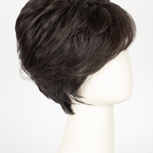 RL2/4 OFF BLACK | Black Evenly Blended with Dark Brown Highlights