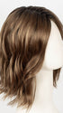 CINNAMON TOFFEE | Neutral to Warm Light Brown with Dark Brown Roots