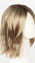 SAHARA BLONDE | Softer Dark Blonde with Light Golden Blonde, and features Chestnut Roots