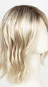 SILKY BEIGE | Light Platinum Blonde with Dark Brown Roots