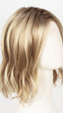 SPARKLING CHAMPAGNE | Medium Brown roots with overall Strawberry Blonde base and soft Golden Blonde highlights