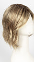 CARAMEL ROOTED | Light Strawberry Blonde and Medium Ash Blonde with Light Golden Blonde Blend and Shaded Roots

