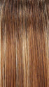 FS26/31S6 SALTED CARAMEL | Medium Natural Red Brown with Medium Red Gold Blonde Bold Highlights, Shaded with Brown