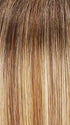 14/26S10 SHADED PRALINES N' CREAM | Light Gold Blonde & Medium Red-Gold Blonde Blend, Shaded with Light Brown