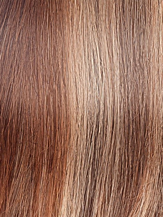 SS17/23/R8 | Pale Auburn Beige Blonde Blend Rooted Medium Brown 