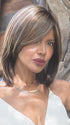 ZANE by Noriko in CHOCOLATE-FROST-R | Dark Brown Base with Honey Blonde and Platinum Highlights with Dark Brown Roots