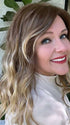 Marcie Mertz @wig.obsessed Wears RACHEL LITE by JON RENAU in S14-26/88RO SUNSHINE | Medium Natural-Ash Blonde & Medium Red-Gold Blonde Blend roots to midlength, Light Natural Gold Blonde Blend midlength to ends