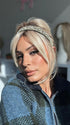 ROXIE wearing ALWAYS by RAQUEL WELCH (Styled) in RL19/23SS SHADED BISCUIT | Light Ash Blonde Evenly Blended with Cool Platinum Blonde and Dark Roots 