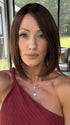Jenna wearing SUPREME PLUS DELUXE by ELLEN WILLE in DARK CHOCOLATE MIX 4.6.33 | Darkest/Dark Brown with Dark Auburn Blend
