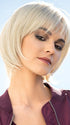 SEASHELL-BLONDE-R | Cool White Blonde and Creamy White Tones with Soft Brown Roots