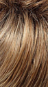 27T613S8 SHADED SUN | Medium Natural Red-Gold Blonde & Pale Natural Gold Blonde Blend and Tipped, Shaded with Medium Brown
