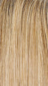 27T613S8 SHADED SUN | Medium Natural Red-Gold Blonde & Pale Natural Gold Blonde Blend and Tipped, Shaded with Medium Brown