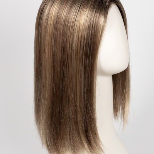 RH12/26RT4 | Light Brown w/Fine Golden Blonde Highlights And Dark Roots