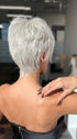 ROXIE wearing DREAM DEBUT by GABOR in LIGHT GREY | Silver to light gray