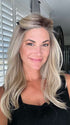 Katy C. @thewigeducator wears MILANO by BELLETRESS (styled) in color BEIGE LINEN BLONDE R | Neutral Beige Blonde mixed with Medium and Dark Blonde, Highlighted using Ash Blonde with Medium Brown Root color