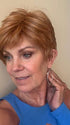 Susan Sparks @an_affair_with_hair wearing PALO ALTO by BELLETRESS in color SIENNA SPICE | A true light strawberry blonde/red with low light and highlights