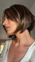 Roxie wearing MAGGIE by RENE OF PARIS in MARBLE BROWN R| Medium Brown Evenly Blended with Light Honey Brown