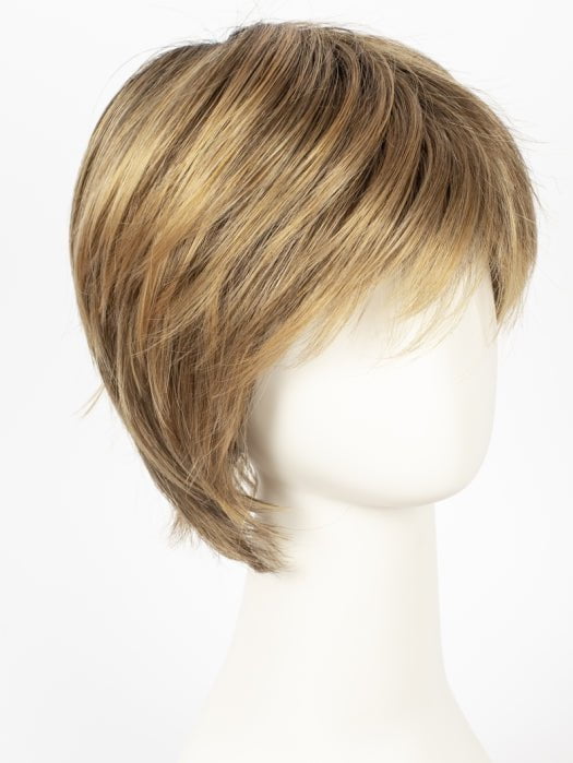 14-16-R8 | Rooted Chestnut Brown blended with Honey Blonde tipped with Dark Ash Blonde