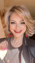 Sandy @i_be_wiggin wearing CROWD PLEASER by RAQUEL WELCH WIGS in color RL14/22SS SHADED WHEAT | Dark Blonde Evenly Blended with Platinum Blonde and Dark Roots