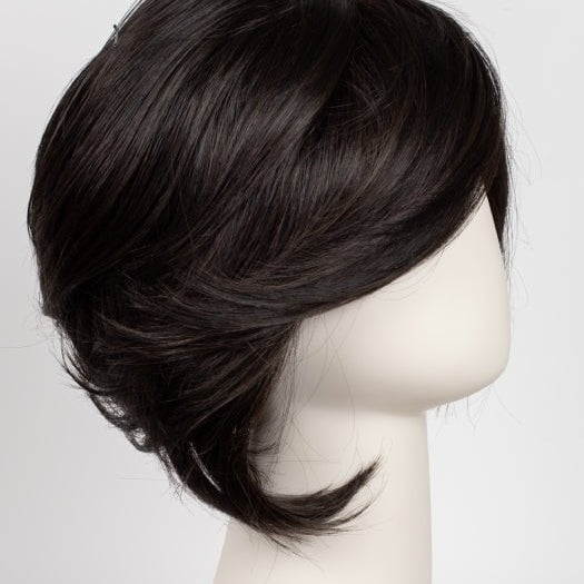 RL2/4 OFF BLACK | Black Evenly Blended with Dark Brown Highlights