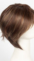 RAZBERRY-ICE-R | Rooted Dark Auburn with Medium Auburn Base with Copper and Strawberry Blonde Highlights