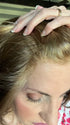 Lisa Mullins @beautifulyouwigreviews wearing ESPRIT by ELLEN WILLE in color MOCCA-LIGHTED 12.830.20 | Light Brown Base with Light Caramel Highlights on the Top only and a Darker Nape