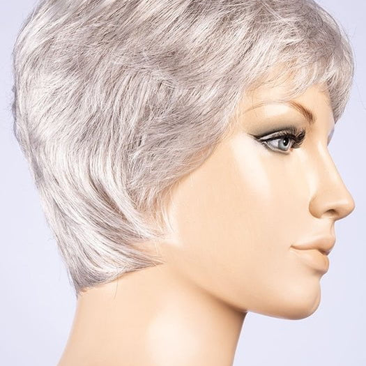 DARK-SNOW-ROOTED 56.60.48 | Pure Silver White with 10% Medium Brown and Silver White with 5% Light Brown blend with Dark Roots