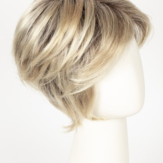 CHAMPAGNE-ROOTED | Light Beige Blonde, Medium Honey Blonde, and Platinum Blonde blend with Dark Roots