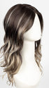 AMERICANO | Dark Brown Base with Medium Golden Brown, Pale Blonde, and Platinum Blonde Highlights