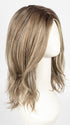 RL12/22SS SHADED CAPPUCCINO | Light Golden Brown Evenly Blended with Cool Platinum Blonde Highlights with Dark Roots