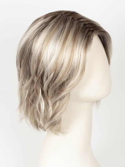 PEARL BLONDE ROOTED 101.20.25 | Pearl Platinum Blended with Light Strawberry Blonde and Lightest Golden Blonde with Shaded Roots