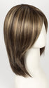 CHOCOLATE-FROST-R | Dark Brown Base with Honey Blonde and Platinum Highlights with Dark Brown Roots
