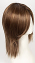 HONEY-BROWN-R | Dark Roots on a Warm Medium Brown Base with Auburn and Honey Highlights