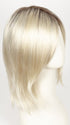 SEASHELL-BLOND-R | Cool White Blonde and Creamy White Tones Blended with Soft Brown Roots