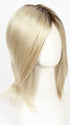 CHAMPAGNE-R | Light Beige Blonde, Medium Honey Blonde, and Platinum Blonde blend with Dark Roots