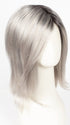 MOONSTONE | Medium Gray with Blue-toned Silver Highlights and Dark Roots