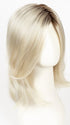 SEASHELL-BLONDE-R | Cool White Blonde and Creamy White Tones with Soft Brown Roots