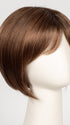 HONEY-BROWN-R | Dark Roots on a Warm Medium Brown Base with Auburn and Honey Highlights