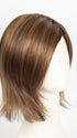 HONEY BROWN-R | Dark Roots on a warm medium brown base with Auburn and Honey Highlights