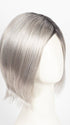 MOONSTONE | Medium Gray with Blue-toned Silver Highlights and Dark Roots